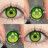 Hivava  -  Hot Sale 1 Pair Halloween Colored Contact Lenses Cosplay Red Eye Lenses Anime Soft Beautiful Pupil Anime Yellow Lens