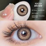 Hivava  -  1 Pair NEW Colored Contact Lenses Green Eye Lenses Natural Brown Lens Fast Delivery Green Eye Lens Yearly Contacts Lens