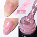 Hivava  -  7ml Champagne Gold Reflective Glitter Rubber Base Gel Nail Polish Sparkling Glowing Semi Permanent Nail Art UV Gel