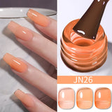 Hivava  -  10ml Blood Red Jelly Gel Nail Polish Halloween Nails Art Gel Polish Sheer Translucent Nail Gel for Winter Manicure