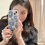 Hivava  Mirror Love Heart Cover For Iphone 15ProMax 14Pro 15Pro 13 14ProMax 15 Pro Max 13ProMax 14 Diamond Paerl Pendant Phone Case