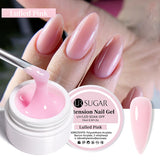 Hivava  -  15ml Extension Gel Nail Polish Hard Jelly Build Nail Gum Clear Nude Natural Color French Soak Off UV Construction Gel