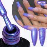 Hivava  -  7ml Thread Shell Rubber Base Gel Nail Polish 2 In 1 Aurora Pearly Shells UV LED Nail Art Gel Varnish For Nails