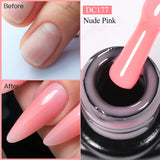 Hivava  -   7ML Pink Glitter Quick Extension Gel Nail Polish Pink Gold Foils Effect Vernis Semi Permanent UV Gel Nail Art Hard Gel