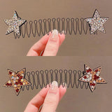 Hivava  -  Camellia Hair Comb Invisible Bangs Hair Clip Tidy Artifact Hair pin Girls Hairpin Women Tools Fixed Inser Comb Hair Accessories