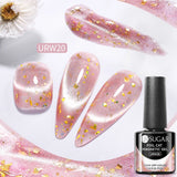 Hivava  -  7.5ml Thread Shell Gel Nail Polish Auroras Pearl Soak Off UV Nails Gel Varnish Semi Permanent Nail Art Varnish