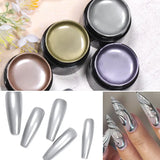 Hivava  -  8ml Metallic Painting Nail Gel Polish Gold Silver Creative Elastic Nail Gel for PaintingDrawing Magic Mirror Gel Varnish