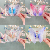 Hivava Fluttering Gemstone Butterfly Wings Cottagecore Princesscore Fairycore Princesscore Coquette Soft Girl Hair Clip Accessory