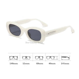 Hivava  -  Noble Oval Beige Sunglasses Wome Ins Street Shot Sunshade Glasses Dustproof Windproof Riding Glasses UV400 Sunglasses