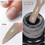 Hivava  -   7ML Pink Glitter Quick Extension Gel Nail Polish Pink Gold Foils Effect Vernis Semi Permanent UV Gel Nail Art Hard Gel