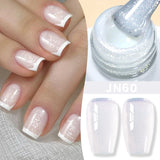 Hivava  -  Milky White Jelly Nude Gel Nail Polish 10ml White Translucent Soak Off Gel Vernis Semi Permanent Need UV Light Cure