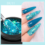 Hivava  -  8ml Metallic Painting Nail Gel Polish Gold Silver Creative Elastic Nail Gel for PaintingDrawing Magic Mirror Gel Varnish