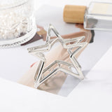 Hivava  -  6cm Liquid Love Alloy Hair Clip Golden Sliver Hairpin Women Ponytail Hair Claw Clip Fashion Styling Tools Hair Accessories