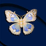 Hivava  Insect Butterfly Brooch Color Brooch Creative Clothing Pin Coat Accessories Female