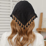 Hivava   -  Bohemia Headband Hairbands Turban Hair Scraf Summer Printing Fringe Triangle Bandana Women Fashion Hair Accessories