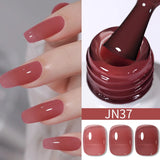 Hivava  -  10ml Blood Red Jelly Gel Nail Polish Halloween Nails Art Gel Polish Sheer Translucent Nail Gel for Winter Manicure