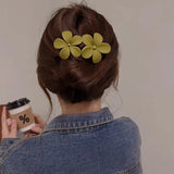 Hivava Fashionable Hair Clip for Women, Delicate Flower Shape Hairpin Headwear Accessory