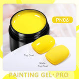 Hivava   -  Super bright Metallic Painting Gel Polish 5ML Gold Silver Mirror Gel Nail Polish Flower Drawing Lines French Nails