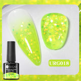 Hivava  -  7.5ml Thread Shell Gel Nail Polish Auroras Pearl Soak Off UV Nails Gel Varnish Semi Permanent Nail Art Varnish