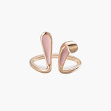 Hivava Fashion Cute Pink Rabbit Open Rings For Women Kids Lovely Animal Bunny Ears Opening Finger Cuff Girls Jewelry Gifts Anillo