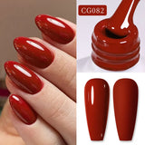 Hivava  -  10ml Blood Red Jelly Gel Nail Polish Halloween Nails Art Gel Polish Sheer Translucent Nail Gel for Winter Manicure