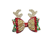 Hivava  -  1 Piece Christmas Deer Pincer Glitter Barrette Bow Tie Hairpins Hair Clip For Girls Pin Tiaras Baby Hair Accessories For Women