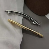 Hivava  -  New Fashion Metal One Word Clip Hairpin Women Elegant Ponytail Clip Side Bang Horsetail Hairpin Barrettes  Accessories