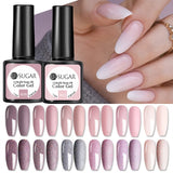 Hivava  -  7.5ml Spring Pink Nude Gel Nail Polish Semi Permanent UV LED Gel Varnish Soak Off Nail Art Manicure For Nails