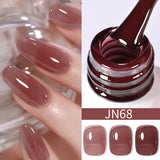 Hivava  -  10ml Blood Red Jelly Gel Nail Polish Halloween Nails Art Gel Polish Sheer Translucent Nail Gel for Winter Manicure