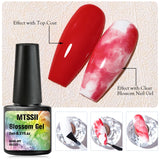 Hivava  -  Blossom Gel Nail Art Transparent Blossom Nail Polish Blooming Smook Effect Flower Gel Polish Soak off UV Nail Glue Gel