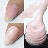 Hivava  -  7ml Champagne Gold Reflective Glitter Rubber Base Gel Nail Polish Sparkling Glowing Semi Permanent Nail Art UV Gel