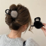 Hivava New Korean Hair Clip for Women with Curly Hair at the Back of the Head, Grasping accessories  with Unique Design