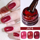 Hivava  -  10ml Blood Red Jelly Gel Nail Polish Halloween Nails Art Gel Polish Sheer Translucent Nail Gel for Winter Manicure