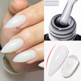 Hivava  -  7ml Dark Nude Rubber Base Gel Nail Polish Semi Permanent UV Gel LED Nail Art Varnish For Nails Manicure DIY Design