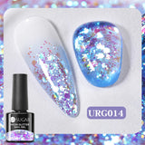 Hivava  -  7.5ml Thread Shell Gel Nail Polish Auroras Pearl Soak Off UV Nails Gel Varnish Semi Permanent Nail Art Varnish