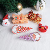 Hivava  -  Christmas Gingerbread Man Hair Claw Cute Elk Deer Crab Hair Clip Cartoon Claw Clip Hair Accessories for Women Girls