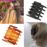 Hivava  -  Double-Sided Hair Clip Hair Comb For Women Frosted Toothed Non-slip Comb Black Ponytail Hairpin Hair Accessories Lot Hair Clip