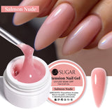 Hivava  -  15ml Extension Gel Nail Polish Hard Jelly Build Nail Gum Clear Nude Natural Color French Soak Off UV Construction Gel