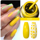 Hivava  -   5ml Sliver Metallic Liner Gel Nail Polish Super Bright Mirror Effect Painting Drawing Line Graffiti Stripe Nail Art