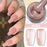 Hivava  -  Milky White Jelly Nude Gel Nail Polish 10ml White Translucent Soak Off Gel Vernis Semi Permanent Need UV Light Cure