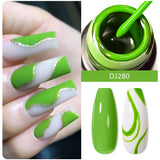 Hivava  -   5ml Sliver Metallic Liner Gel Nail Polish Super Bright Mirror Effect Painting Drawing Line Graffiti Stripe Nail Art