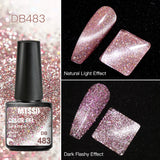 Hivava  -  7ml Cat Magnetic Gel Nail Polish Semi Permanent Dynamic Glitter Reflective Nail Gel Soak Off UV Gel Nail Art Varnish