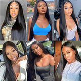 Hivava  Ready to Wear Human Hair Lace Frontal Wigs Pre Plucked Brazilian 4x6 5x5 30 Inch Glueless Straight Transparent Lace Closure Wigs