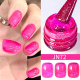 Hivava  -  10ml Blood Red Jelly Gel Nail Polish Halloween Nails Art Gel Polish Sheer Translucent Nail Gel for Winter Manicure