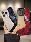 Hivava  -  Luxury IMD Lens Circle Spider Man Cartoon Skin Phone Case for Samsung Galaxy A51 A52 A52S A53 A54 A55 F34 A7 2018 J2 Prime Cover