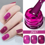 Hivava  -  10ml Blood Red Jelly Gel Nail Polish Halloween Nails Art Gel Polish Sheer Translucent Nail Gel for Winter Manicure