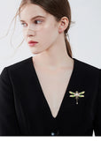 Hivava   Elegant Wings Can Shake The Dragonfly Brooch Sports Object Brooch Accessories