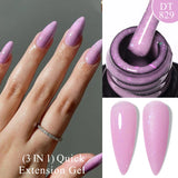 Hivava  -  7ml Dark Nude Rubber Base Gel Nail Polish Semi Permanent UV Gel LED Nail Art Varnish For Nails Manicure DIY Design