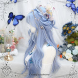 Hivava  -  jewelry Wig Lolita eight-character long curly hair "shadow" cos simulation wig full head curly hair