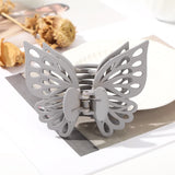 Hivava  -  Butterfly Solid Color Hair Claws Hair Clips Girls Korean Ponytail Headwear Styling Tools Hairpin Crabs Clips For Hair